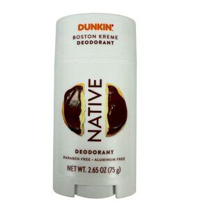 Native Dunkin Boston Kreme Deodorant 2.65 Oz Paraben Free Aluminum Free